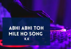 Read more about the article Abhi Abhi Toh Mile Ho Song Lyrics in English & Hindi